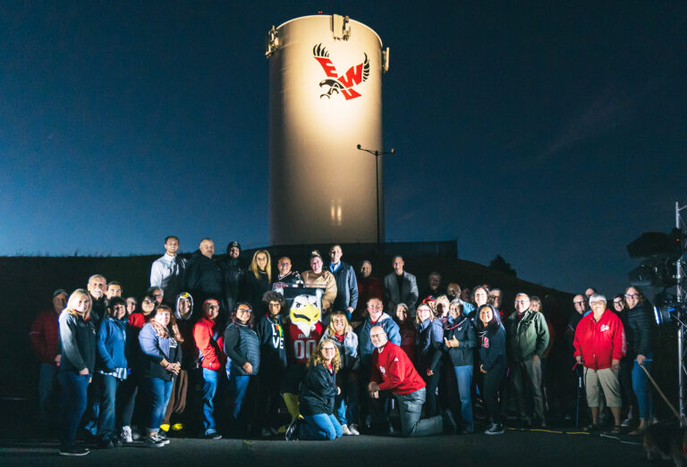 Creative Gift Makes Water Tower Shine