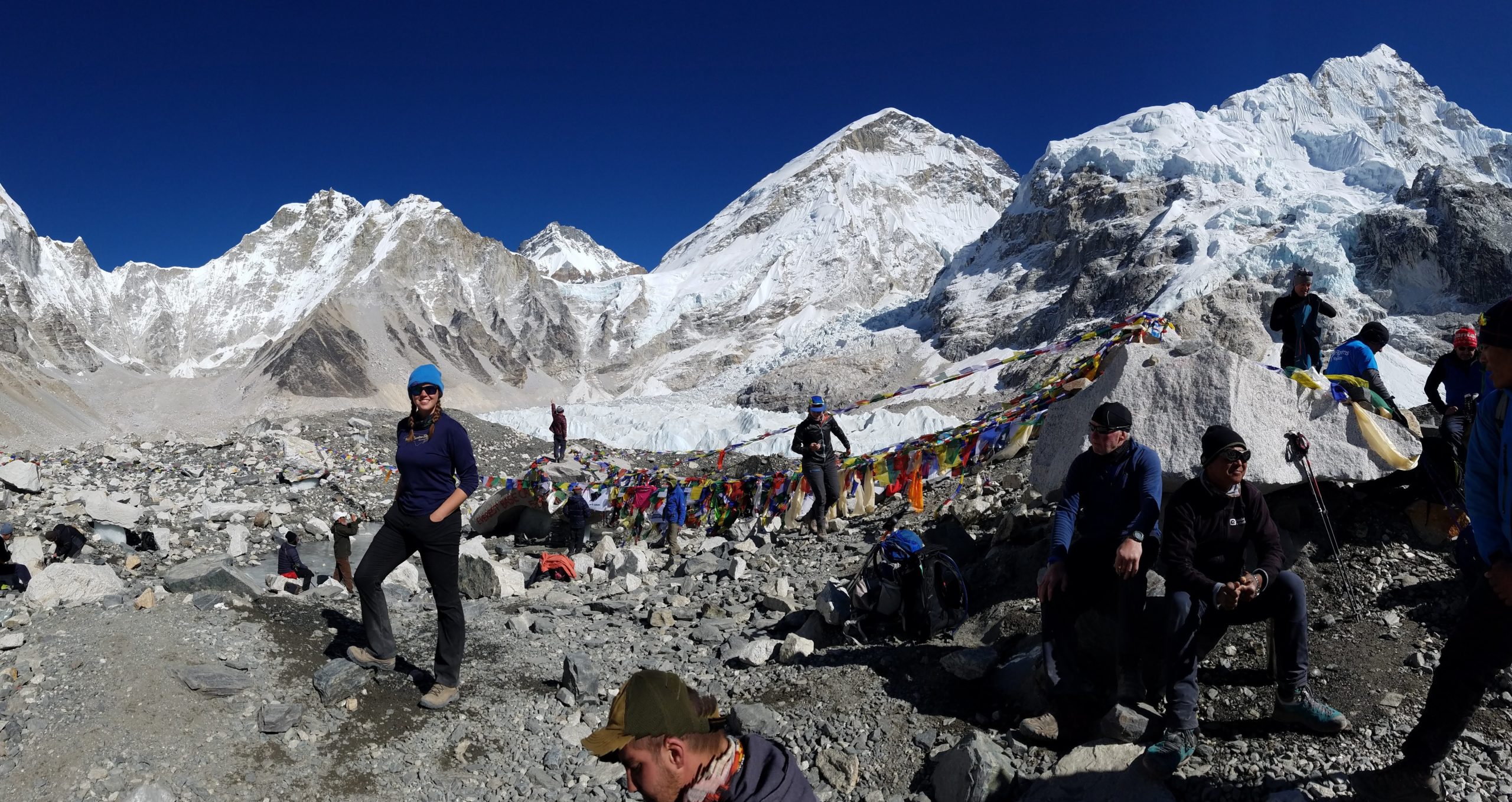 Photo of Colleen Ford at Mt. Everest Base Camp