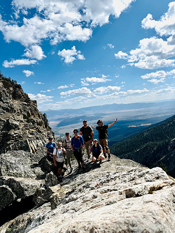 Grand Teton National Park with EWU music compositon student