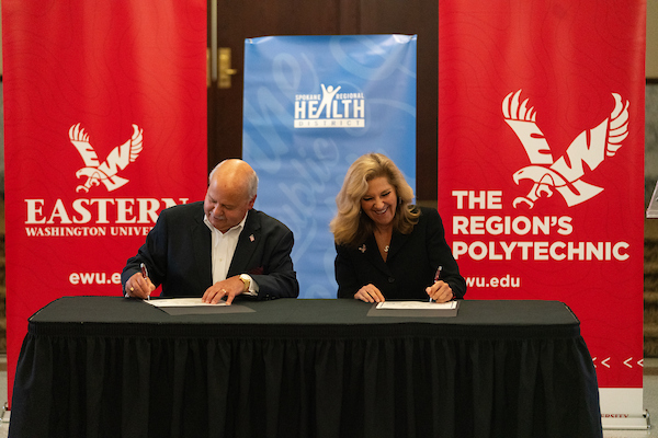 EWU and Spokane Regional Health District Ink Affiliation Agreement