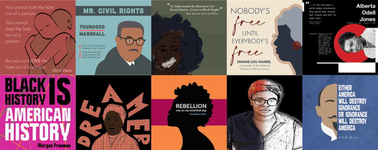 Black Lives and Movements Matter: Black History Month Graphic Design Contest Winners