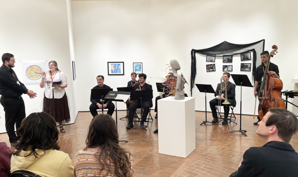 Musicians showcase their skills for the symposium.